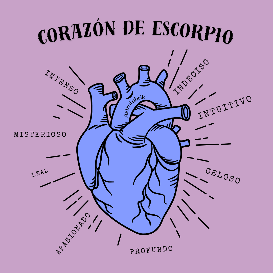 Corazón de Escorpio ♏