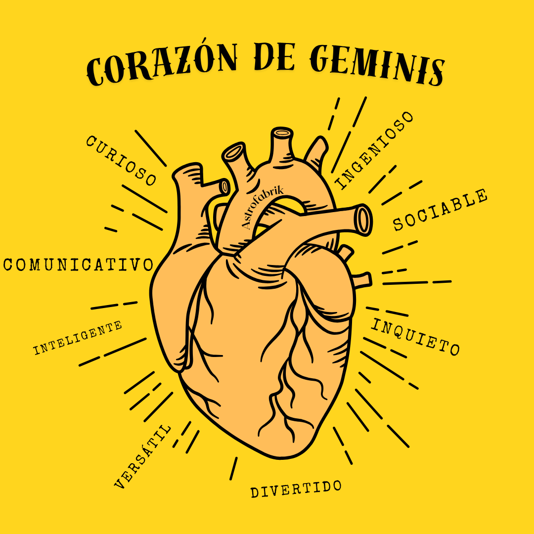 Corazón de Géminis ♊