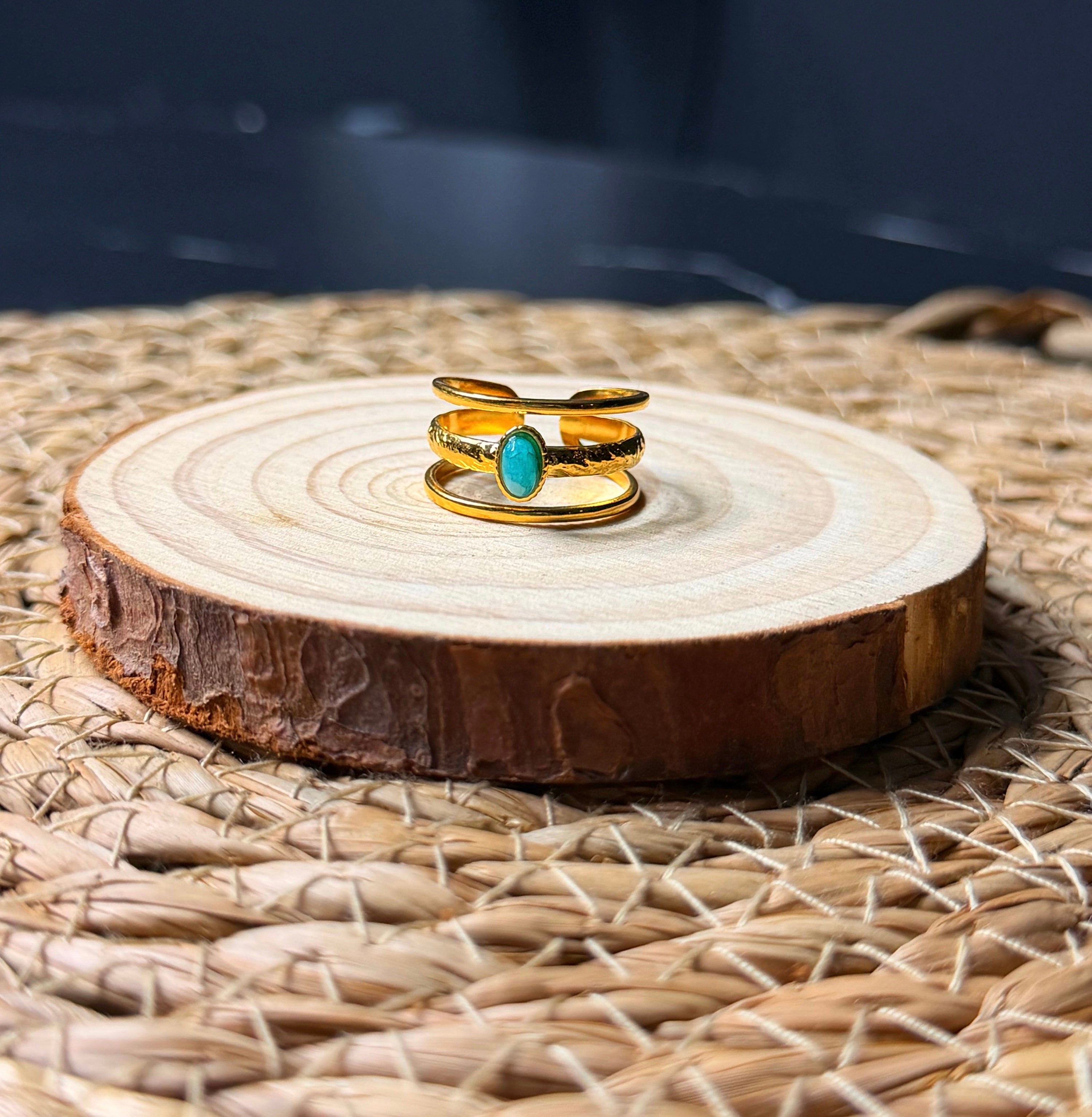 Anillo de acero Turqulina