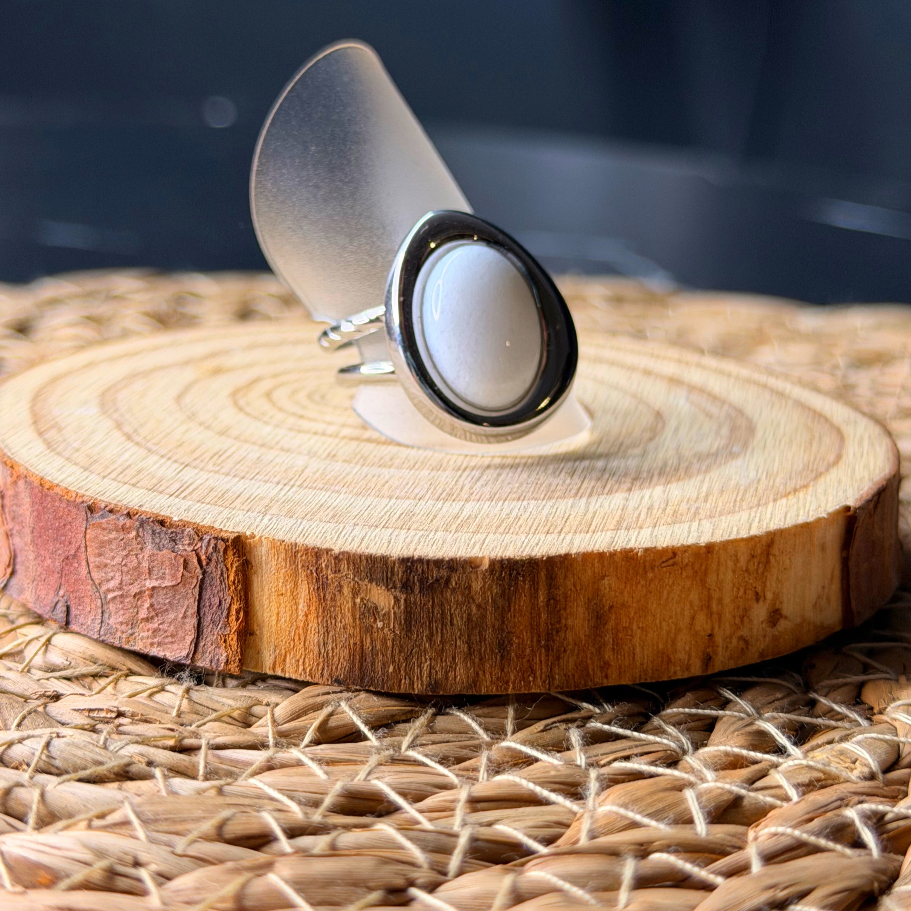 Anillo Cuarzo Blanco